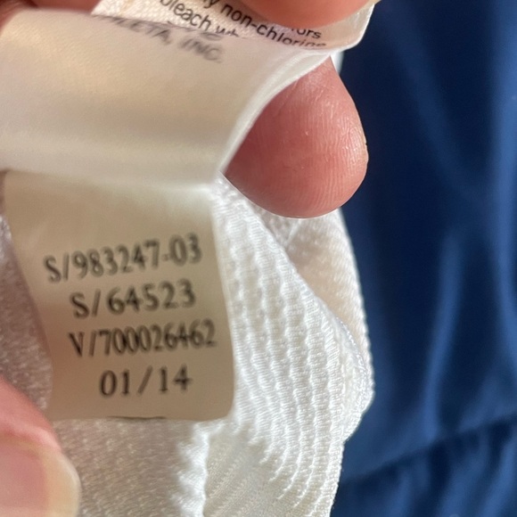 Athleta Skort Womens Medium Gray Striped Good Match Skort Pleated Ruffle Tennis - Picture 5 of 13